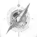 mass effect relay tattoo design idea