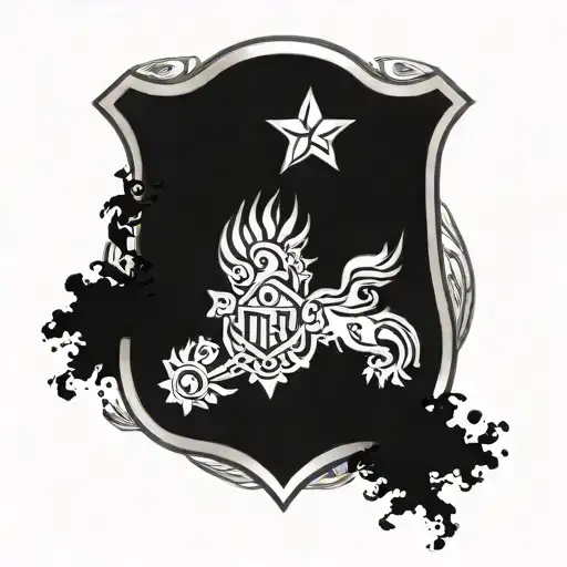 Sparta Prague crests into a unique tattoo design tattoo design idea