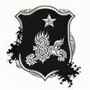 Sparta Prague crests into a unique tattoo design tattoo design idea