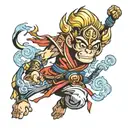 Monkey King tattoo design idea