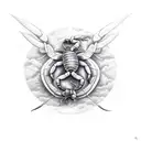 scorpion eagle phoenix new moon 11 tattoo design idea