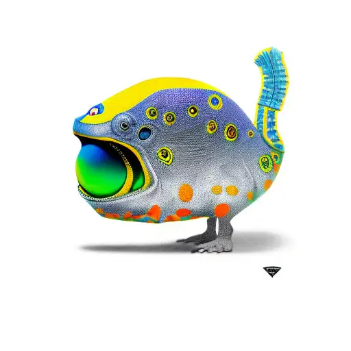 rana pacman tattoo design idea