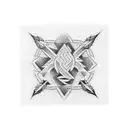 Kanji cuff tattoo design idea