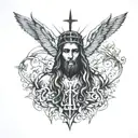 inri tattoo design idea