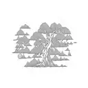 willow tree branch tattoo design idea