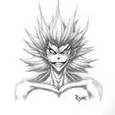 ryuk from death note tattoo design idea