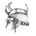 viking writing  tattoo design idea