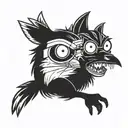 mordecai and rigby tattoo design idea