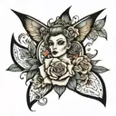 role model tattoo design idea