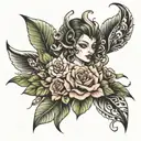 role model tattoo design idea