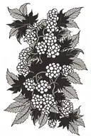 Dionysus grapevine wreath tattoo design idea
