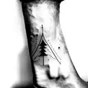 leg band  tattoo design idea