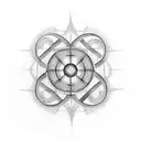 enso circle mathematics science inspired  tattoo design idea