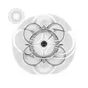 enso circle mathematics science inspired  tattoo design idea