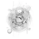 mathematics physics equation science inspired  tattoo design idea