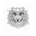 antique table  tattoo design idea
