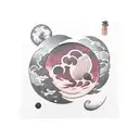 lunar eclipse tattoo design idea