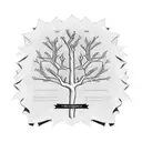 A family tree with branches made of dollar bills, symbolizing the client's dedication to providing a nice life for their loved ones tattoo design idea