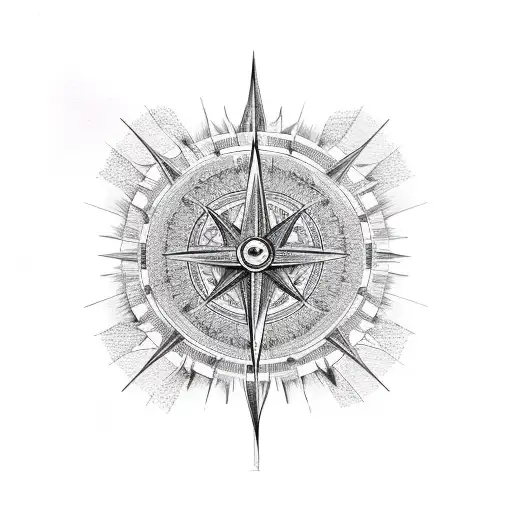 phoenix, roses, musical notes, compass tattoo design idea