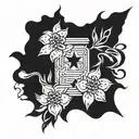 validation=drugs tattoo design idea