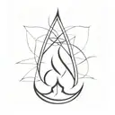 moksh and shiv trishul tattoo design idea