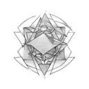 sablier, balance, abre de la vie  tattoo design idea