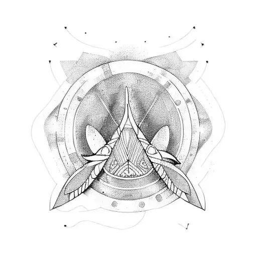 Surfboard tattoo design idea