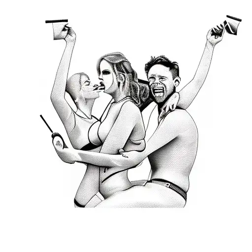 swingers foursomes with women smoking tattoo design idea
