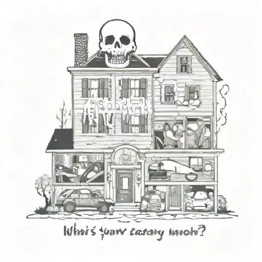 whats your favorite scary movie words  tattoo design idea