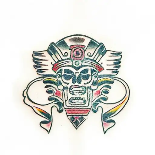 Aztec  tattoo design idea