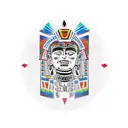 Aztec  tattoo design idea