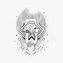 you don't even know who you are tattoo design idea