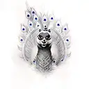 peacock Lord Shen from Kung Fu Panda 2 tattoo design idea