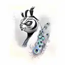 peacock Lord Shen from Kung Fu Panda 2 tattoo design idea