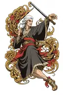 An Arslan man who was betrayed and deceived but overcame everything. tattoo design idea