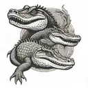 Florida, alligators, maritime, snook, B-52 tattoo design idea