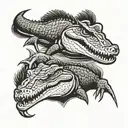 Florida, alligators, maritime, snook, B-52 tattoo design idea