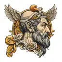 Aristotle tattoo design idea
