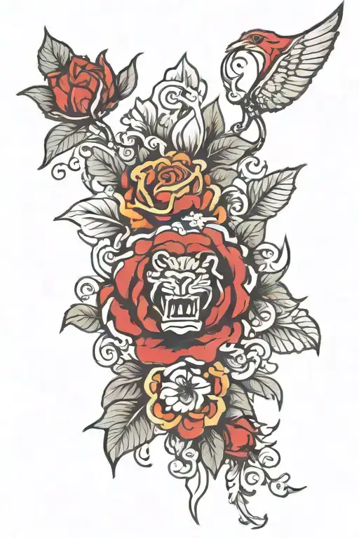 North Carolina state inspired tattoo tattoo design idea