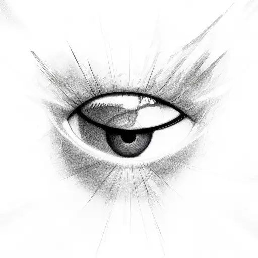 eyes, Religious, love, hate, light, shadow, good, evil tattoo design idea