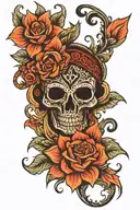 black bandana leg tattoo tattoo design idea