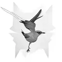 Steller's jay tattoo design idea