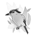 Steller's jay tattoo design idea