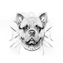 cane corso tattoo design idea