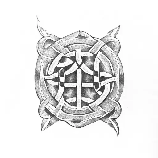 celtic triskelion  tattoo design idea