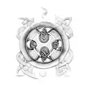 celtic triskelion  tattoo design idea