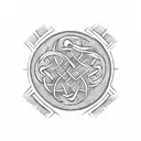 celtic triskelion  tattoo design idea