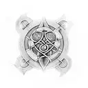 celtic triskelion  tattoo design idea
