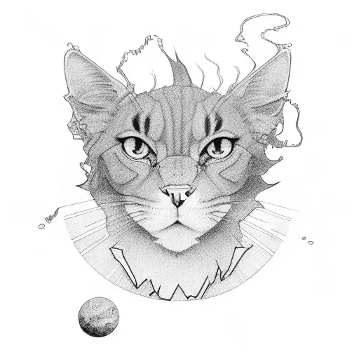 A minimalist outline of Juice WRLD tattoo design idea