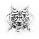 turbo tattoo design idea